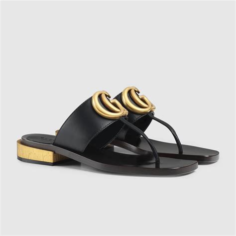 gucci thong sandals on sale|Gucci Flat Sandals for Women .